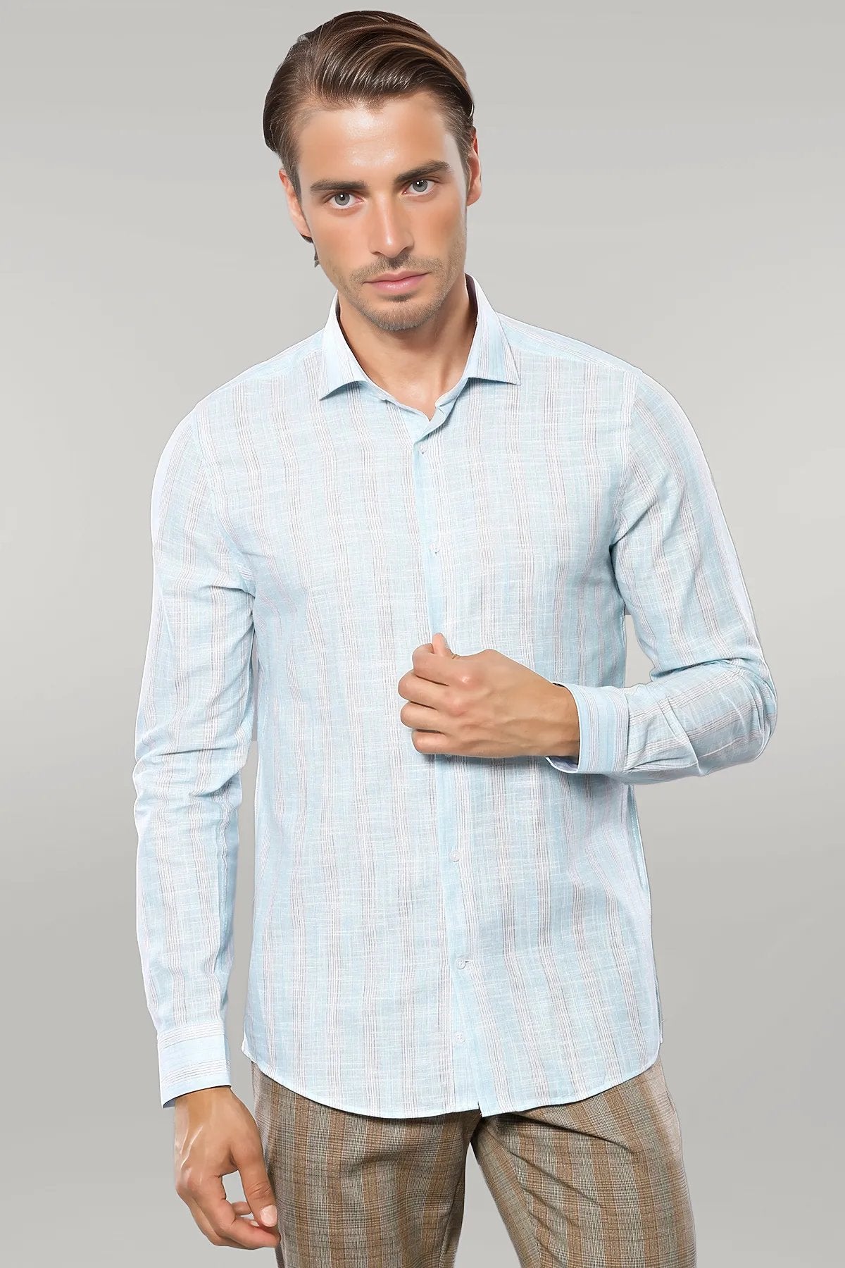 Green Checked Shirt -
