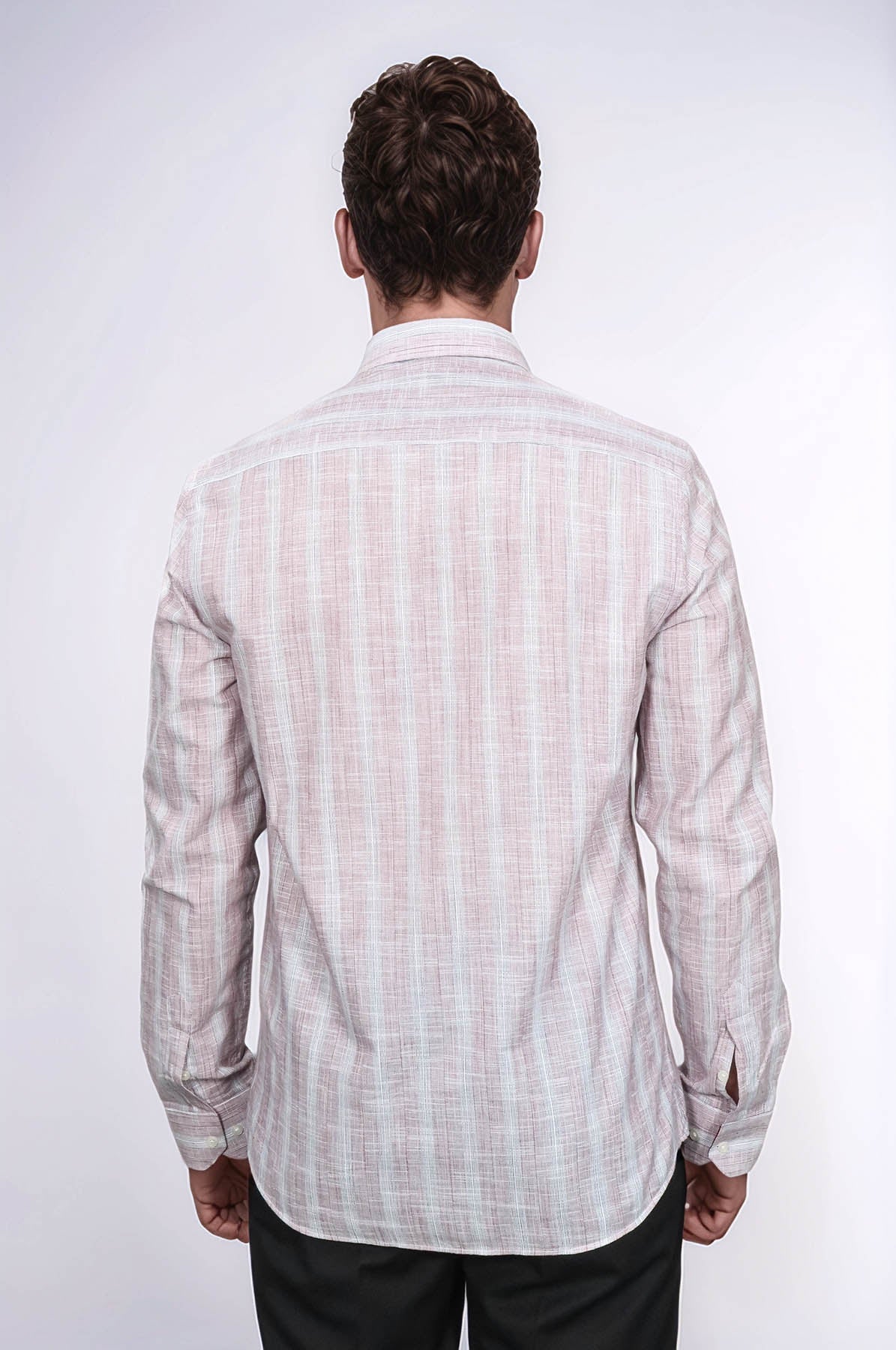 Light Red Checked Shirt