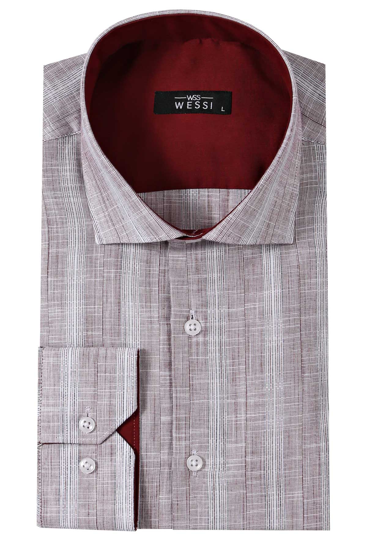 Light Red Checked Shirt -