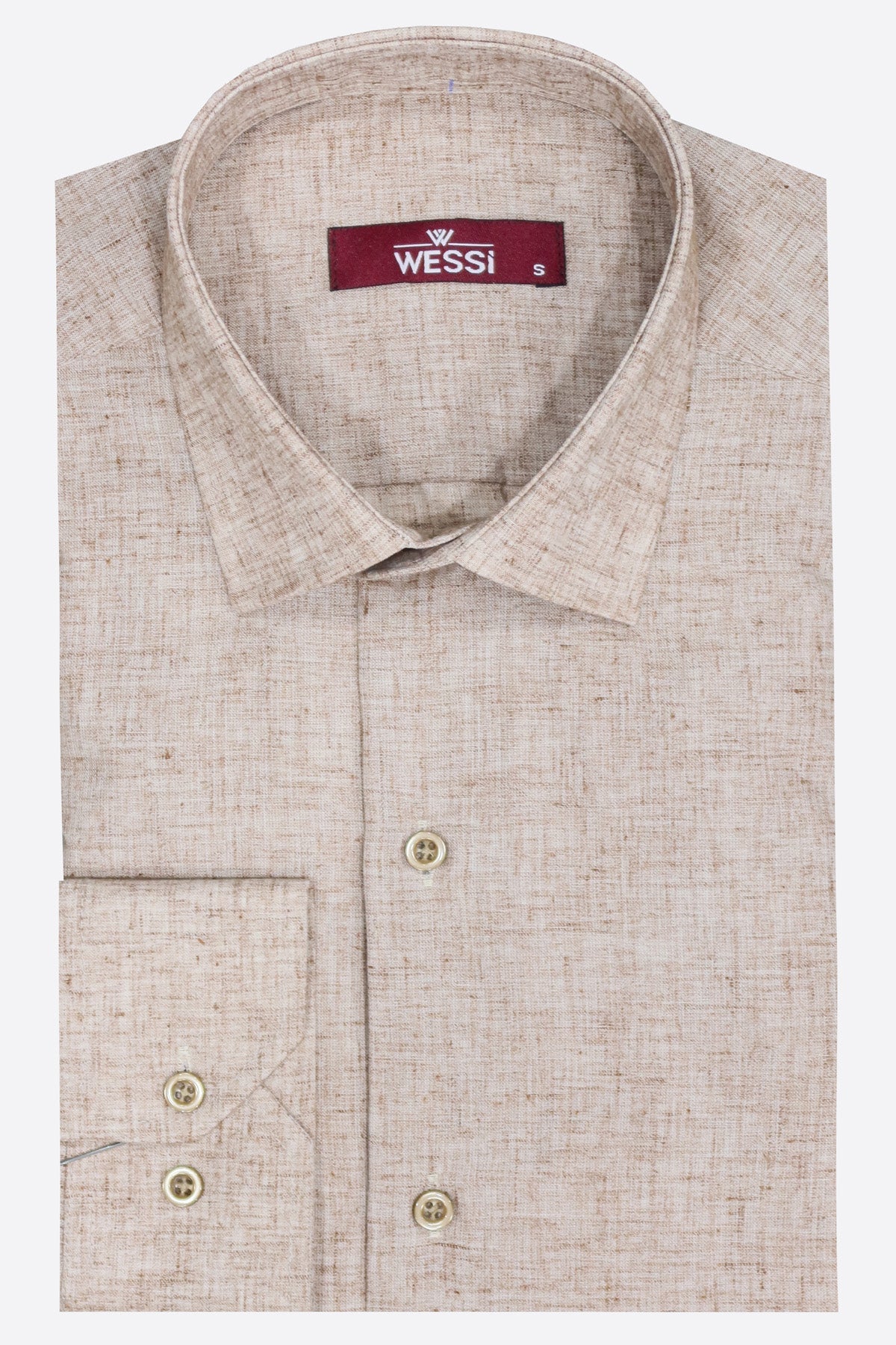 KOALA SYDNEY Slim Fit Patterned Brown Men Shirt -