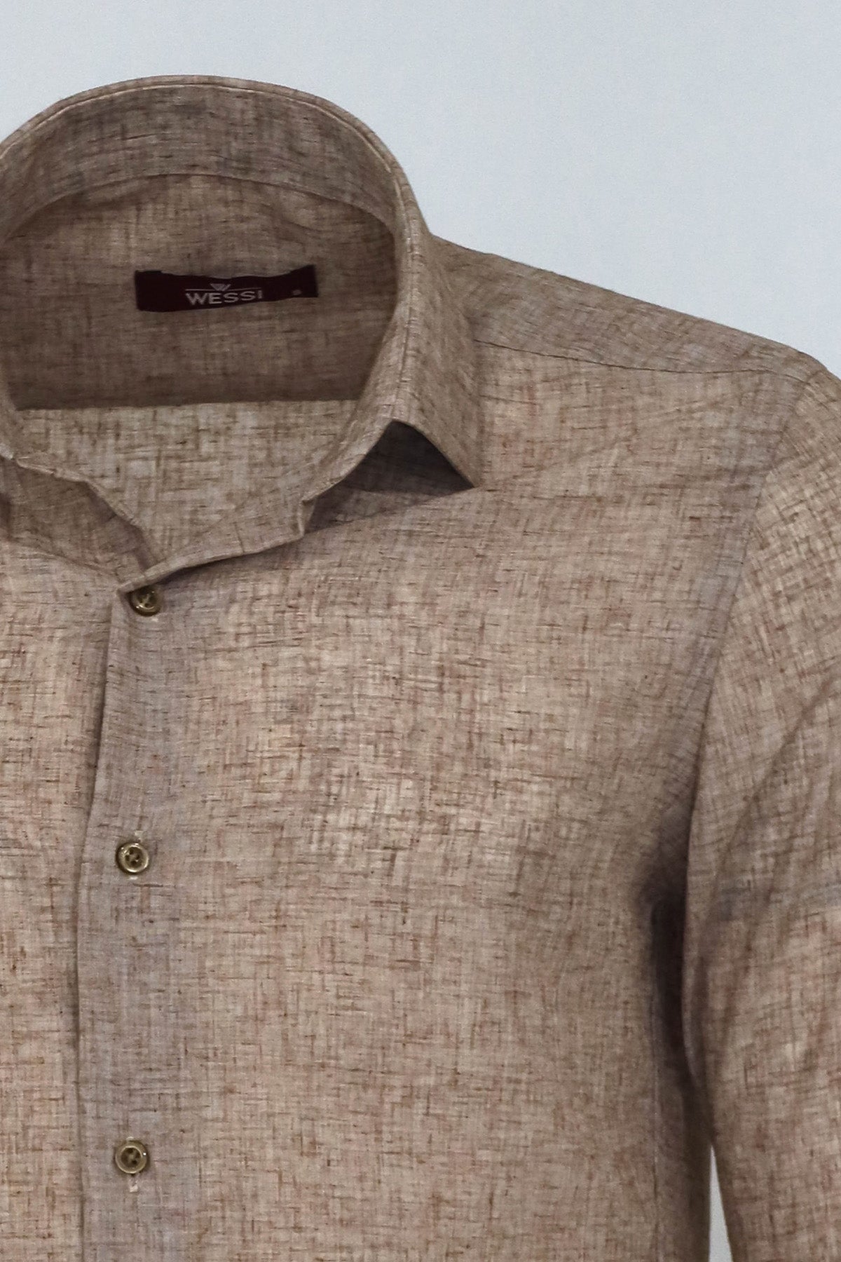 KOALA SYDNEY Slim Fit Patterned Brown Men Shirt -