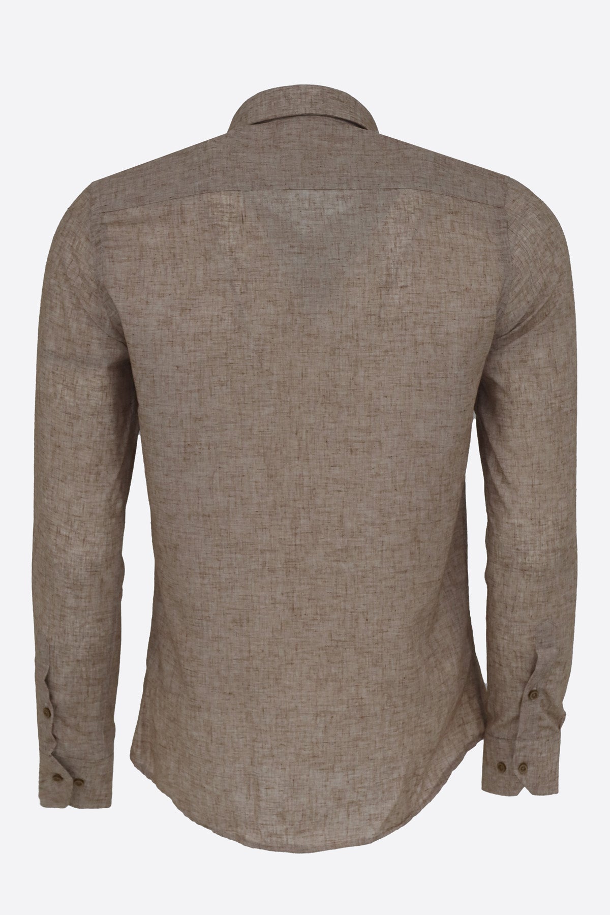 KOALA SYDNEY Slim Fit Patterned Brown Men Shirt -