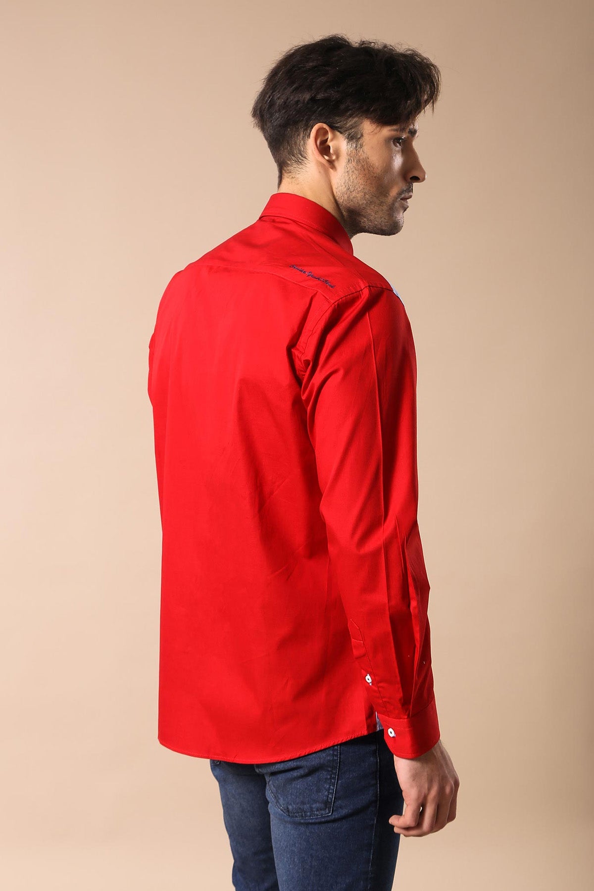 Cruise Yachting Crested Red-White Shirt-