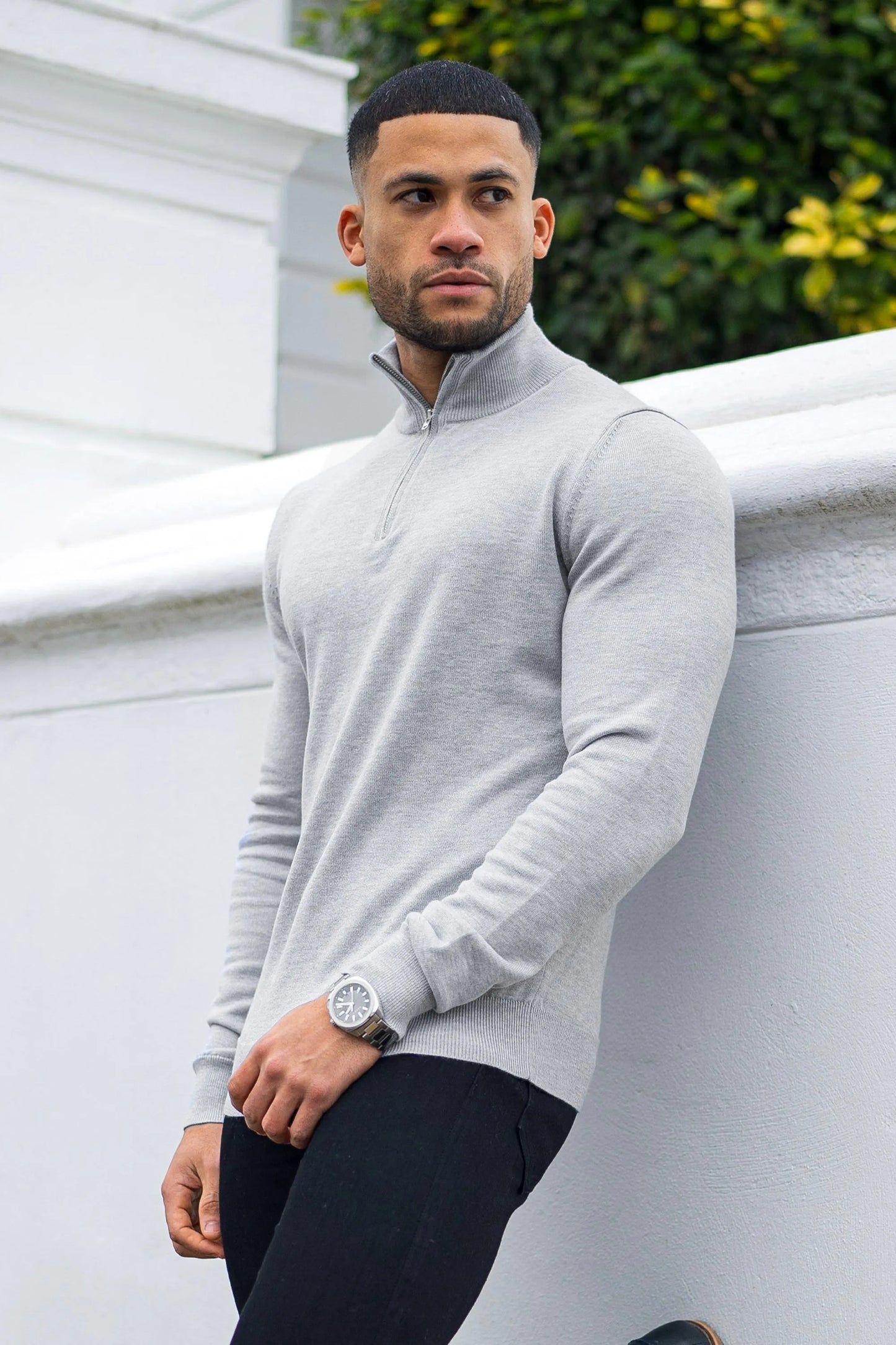 Santoni Half-Zip Sweater