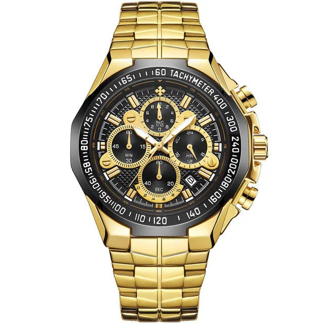 Men's Luxury Sports Watch Waterproof Chronograph