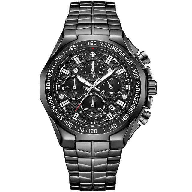 Men's Luxury Sports Watch Waterproof Chronograph