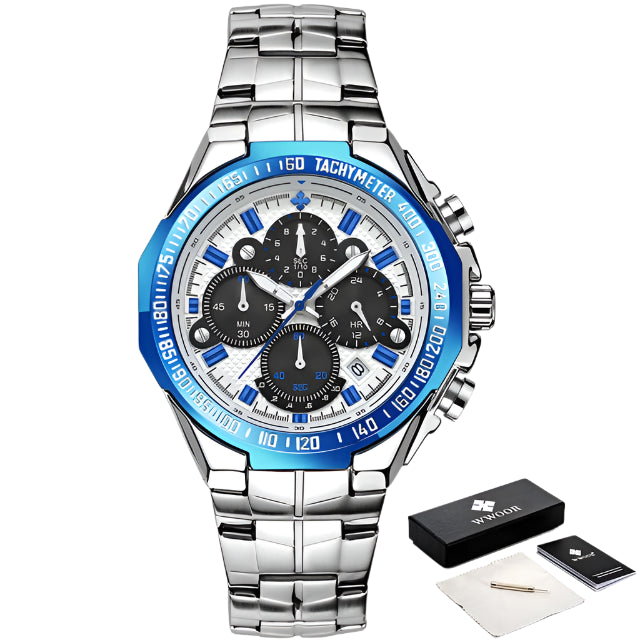Men's Luxury Sports Watch Waterproof Chronograph