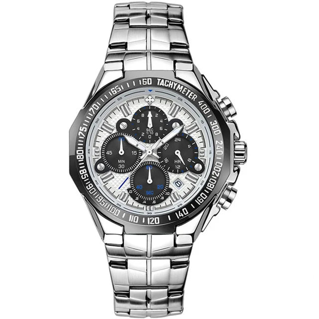 Men's Luxury Sports Watch Waterproof Chronograph