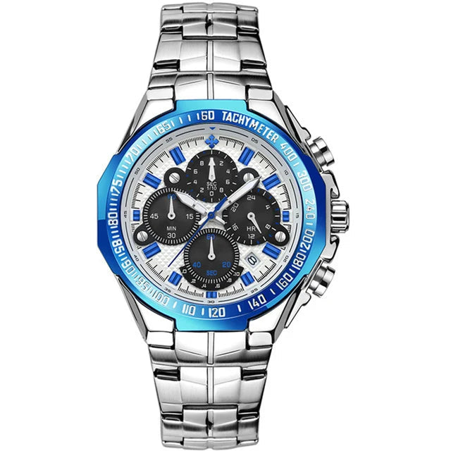 Men's Luxury Sports Watch Waterproof Chronograph