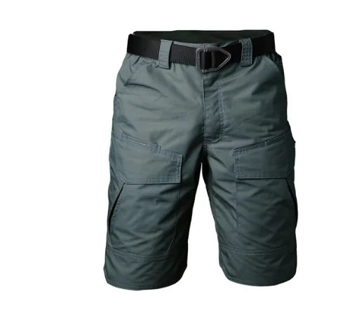Men's Loose Cargo Shorts with Multiple Pockets