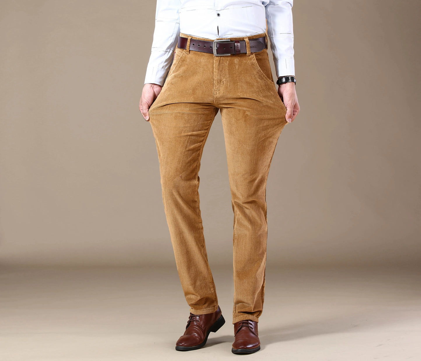 Autumn-Winter Men’s Straight Corduroy Jeans