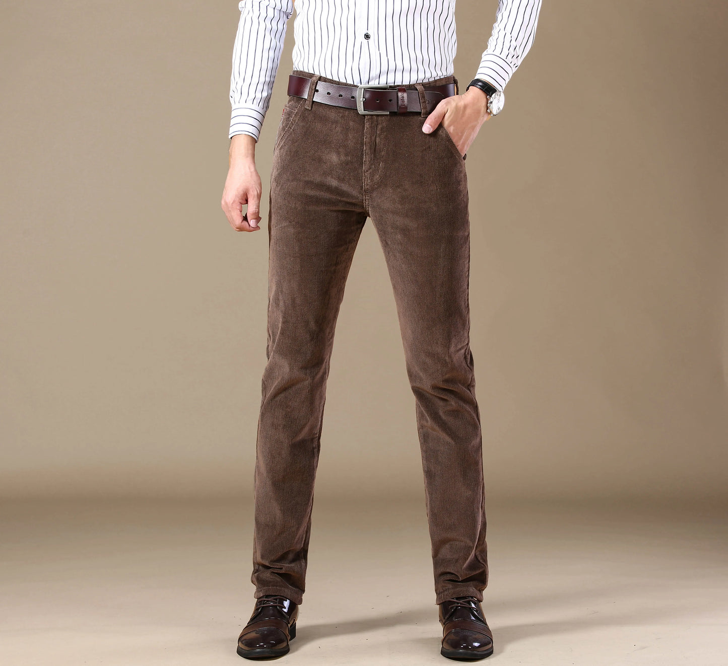 Autumn-Winter Men’s Straight Corduroy Jeans