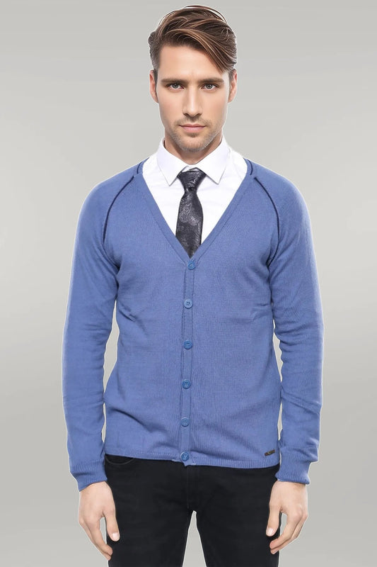 Blue Cotton Knitwear