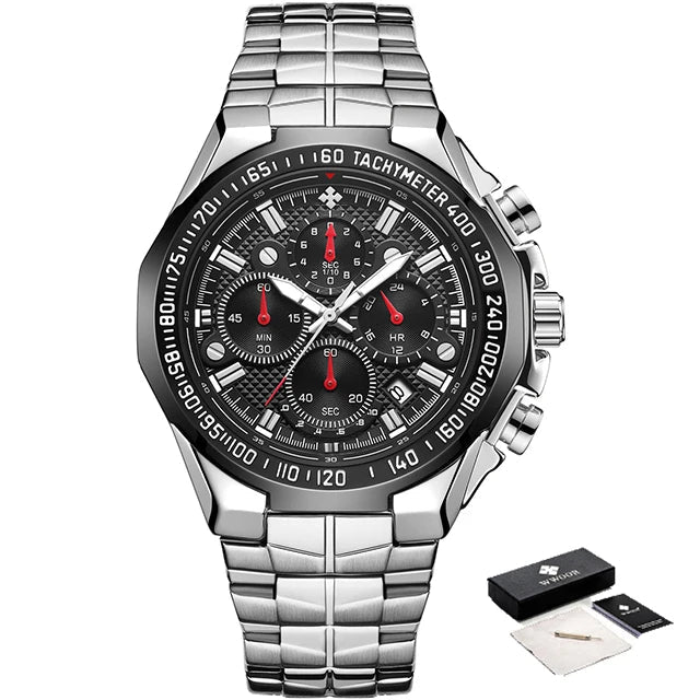 Men's Luxury Sports Watch Waterproof Chronograph