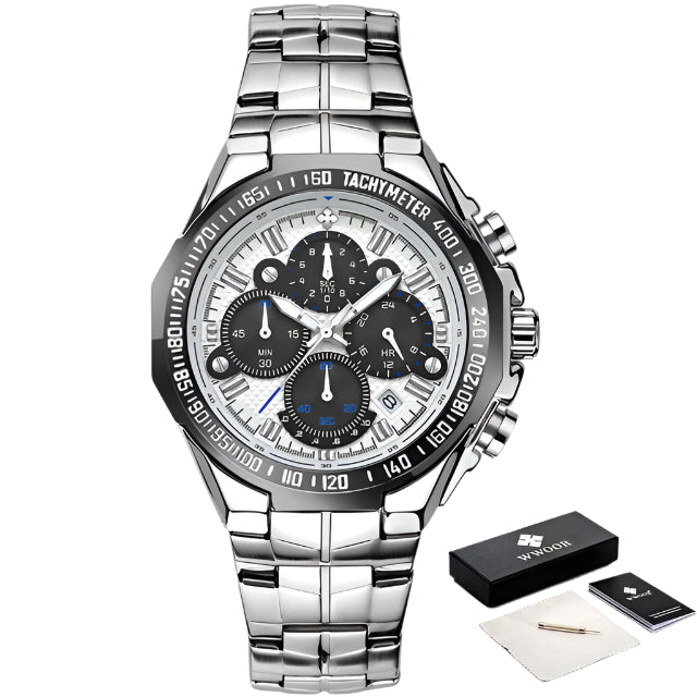 Men's Luxury Sports Watch Waterproof Chronograph