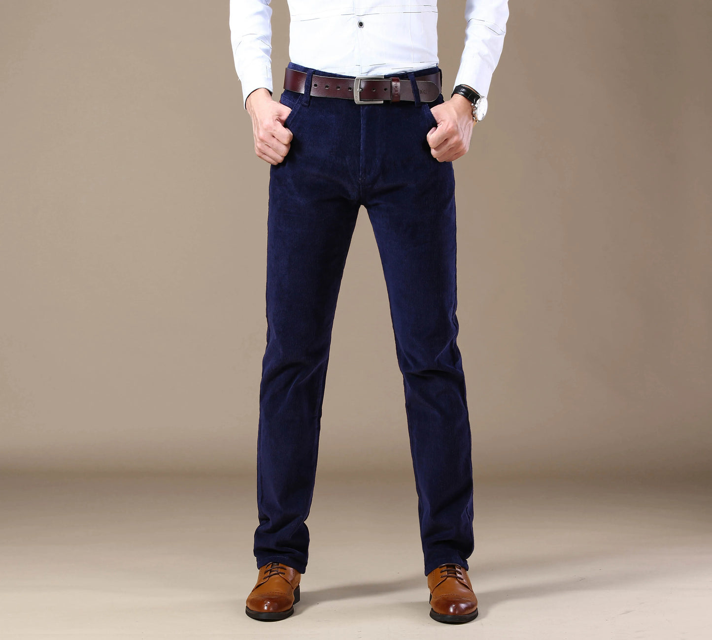 Autumn-Winter Men’s Straight Corduroy Jeans