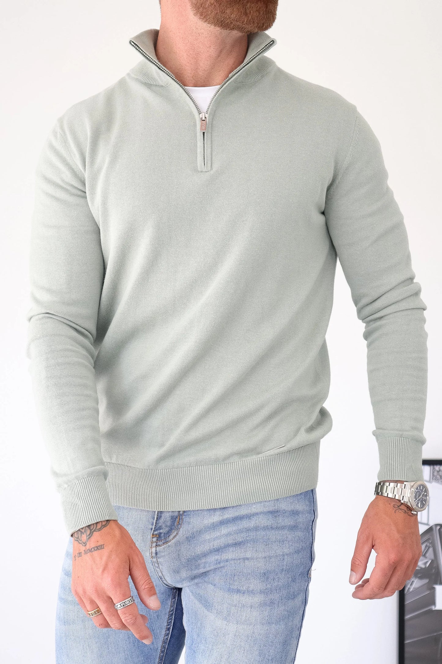 Santoni Half-Zip Sweater