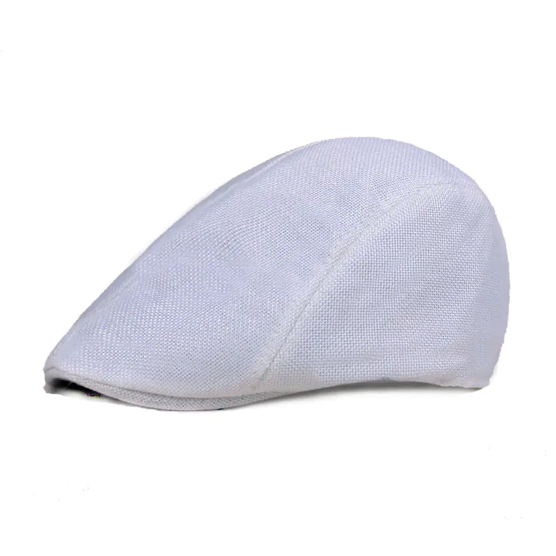 Men’s Cotton Linen Beret Hat