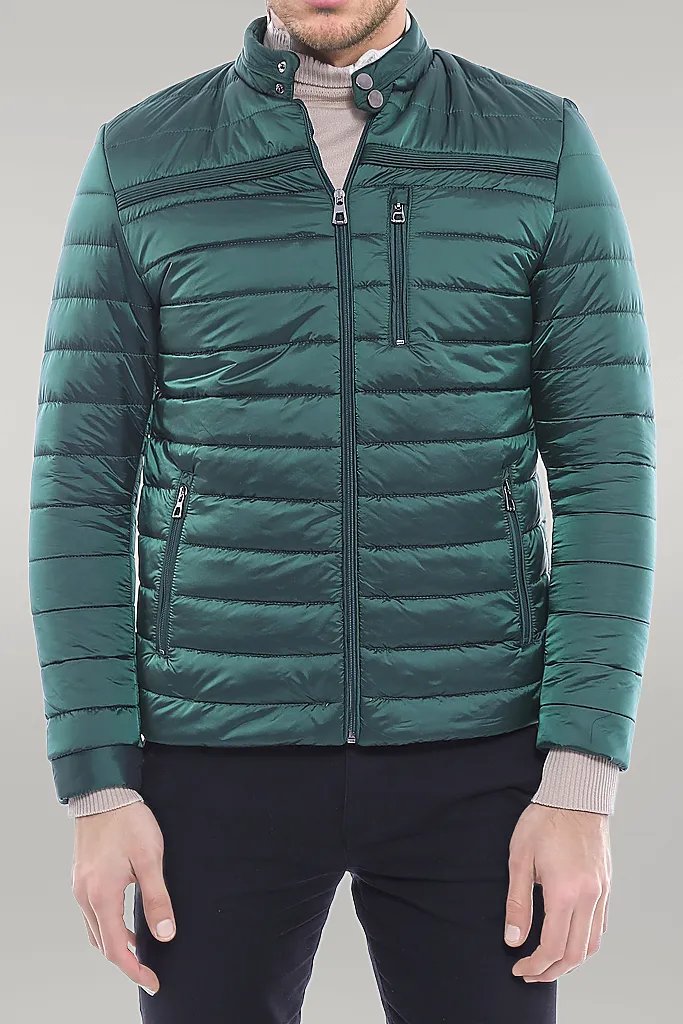 Green Down Men Coat