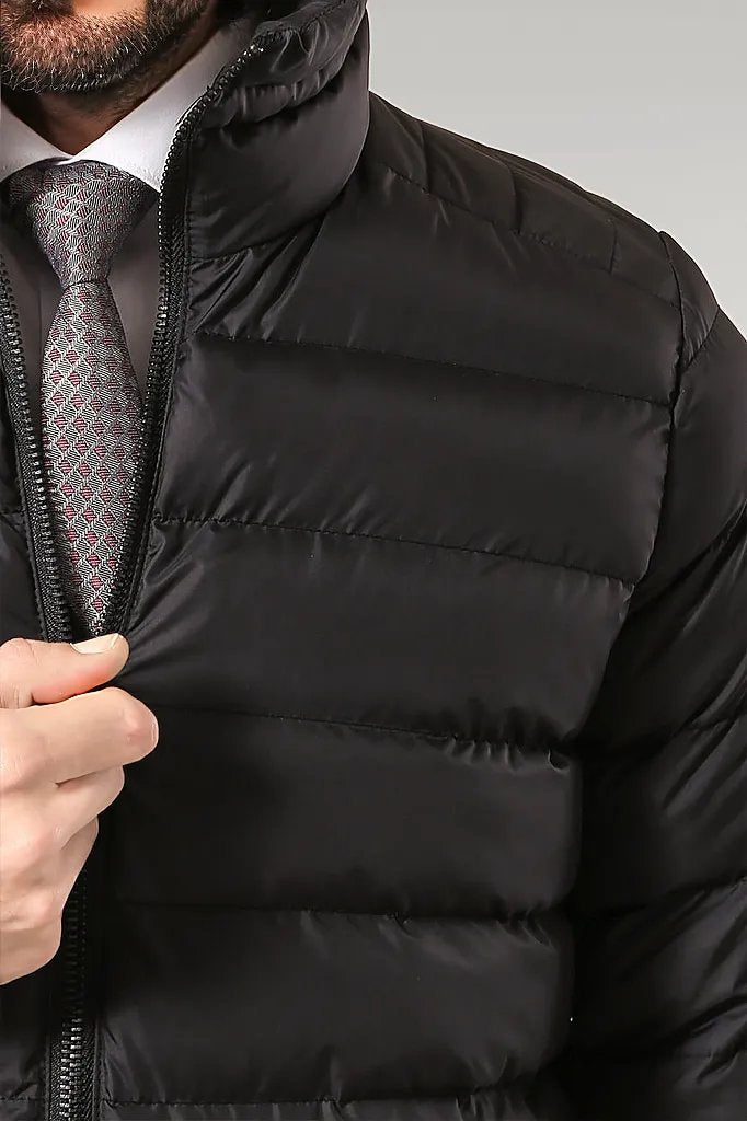 Black Short Men Down Jacket