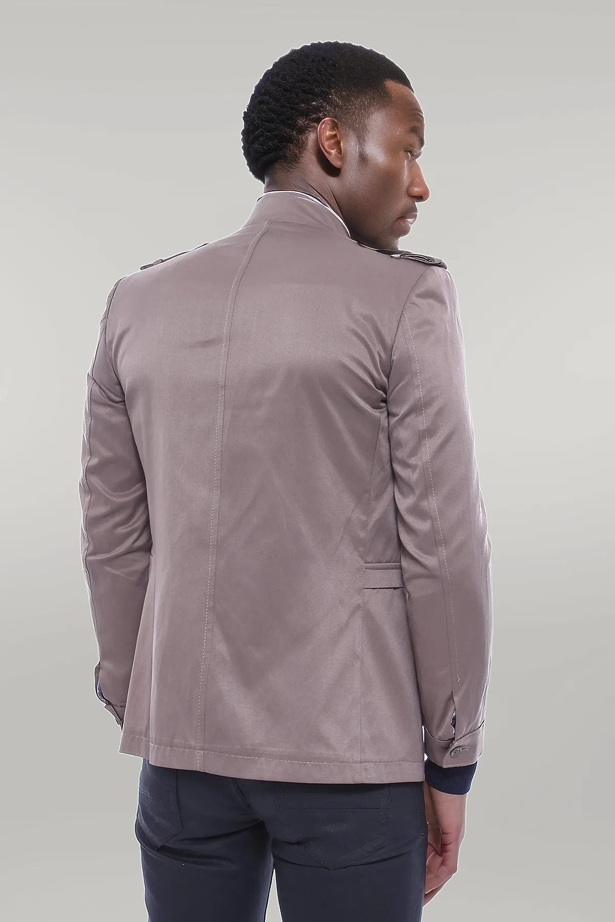 Men's Beige Trench Coat