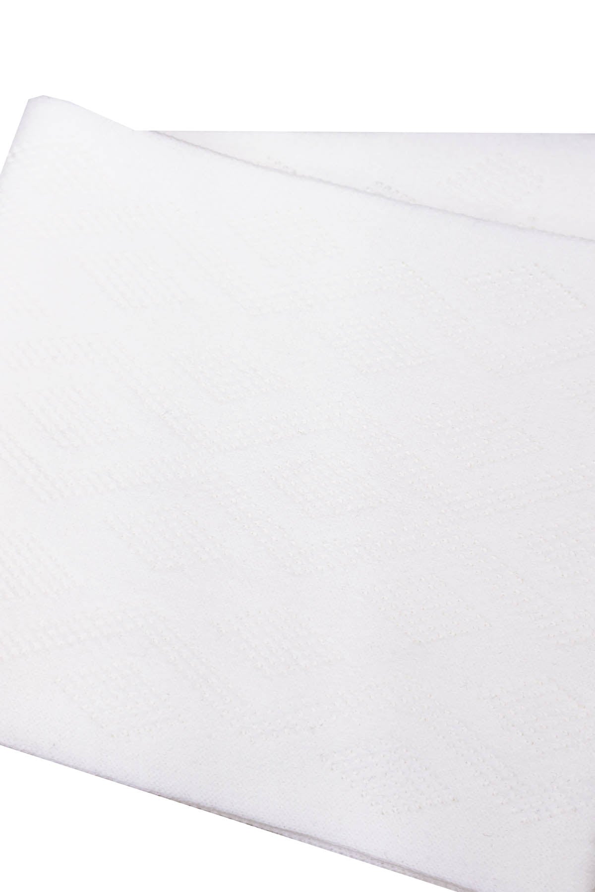 Diamond Patterned Men White Scarf