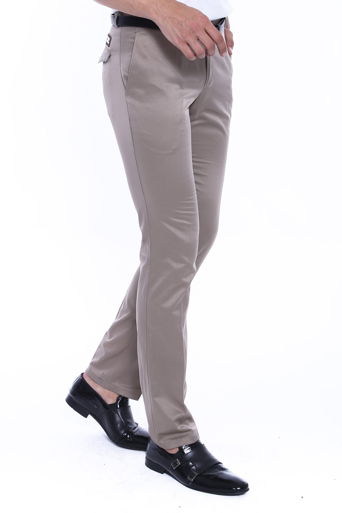 KOALA SYDNEY Pocket Flap Cotton Mink Pants-