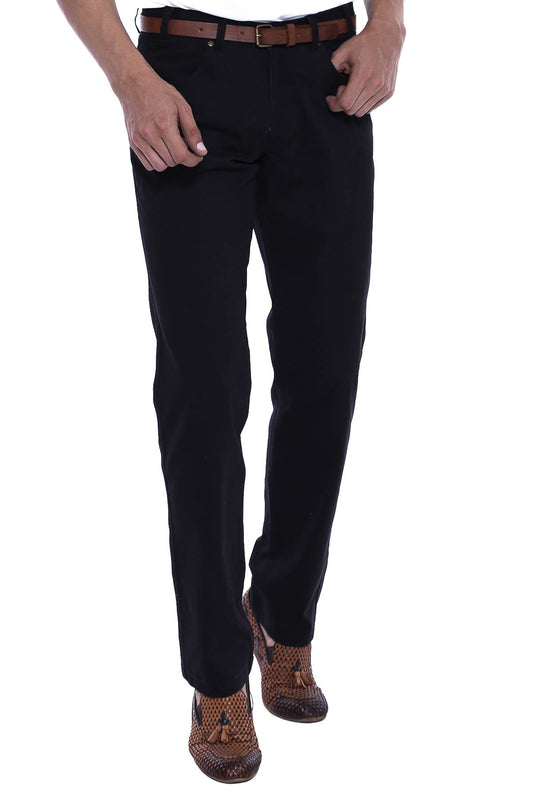 Covered Pocket Suede Pants