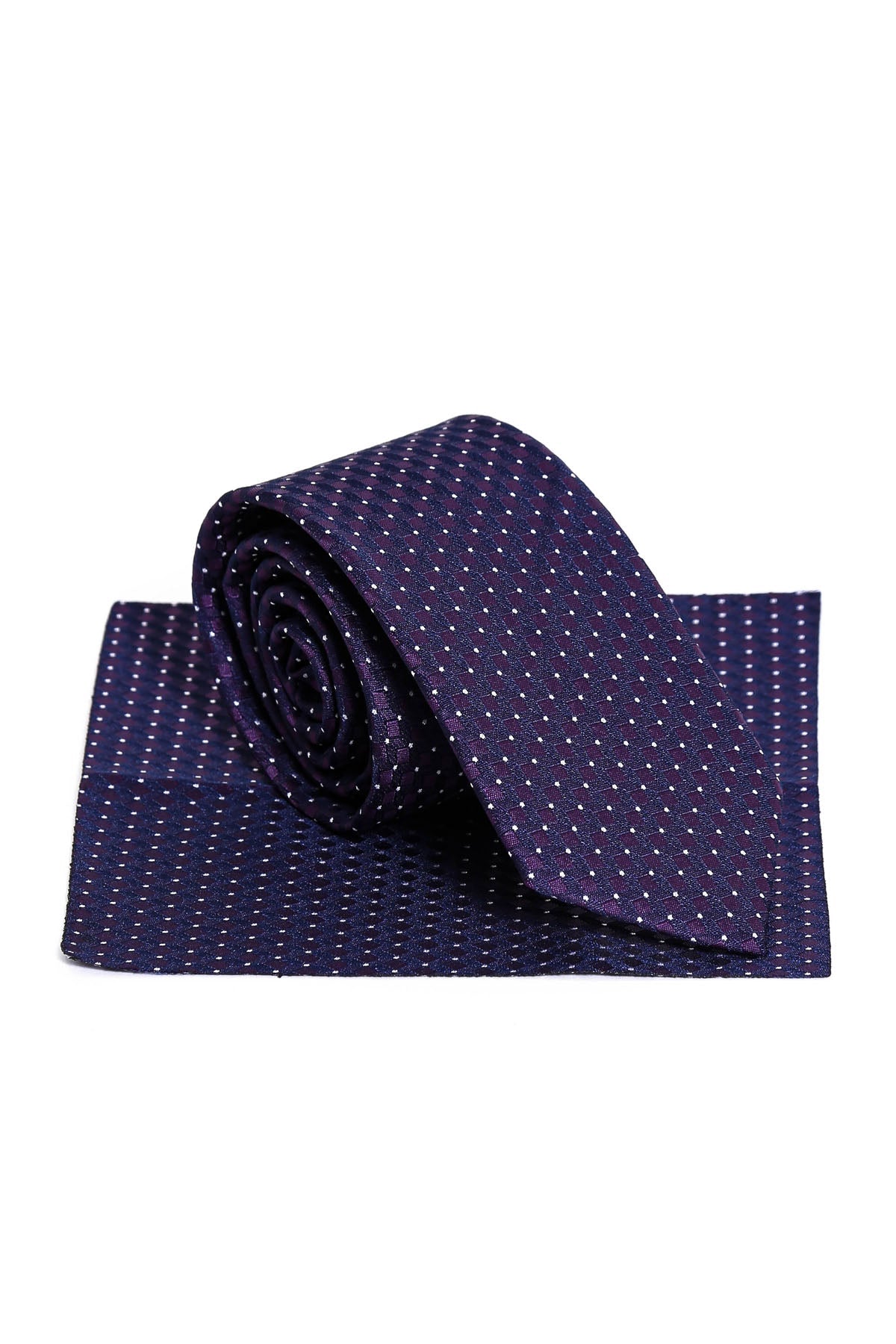 KOALA SYDNEY Cube Patterned Men Purple Tie – Wessi