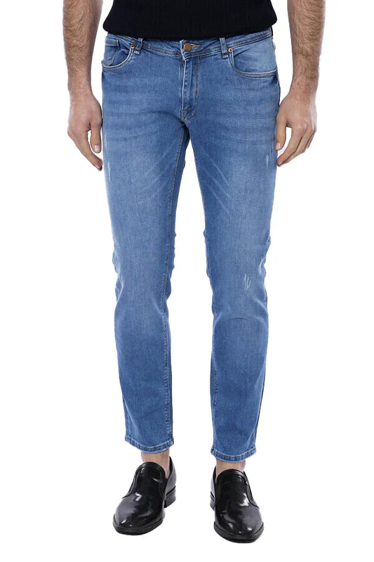 Washed Blue Men Jeans