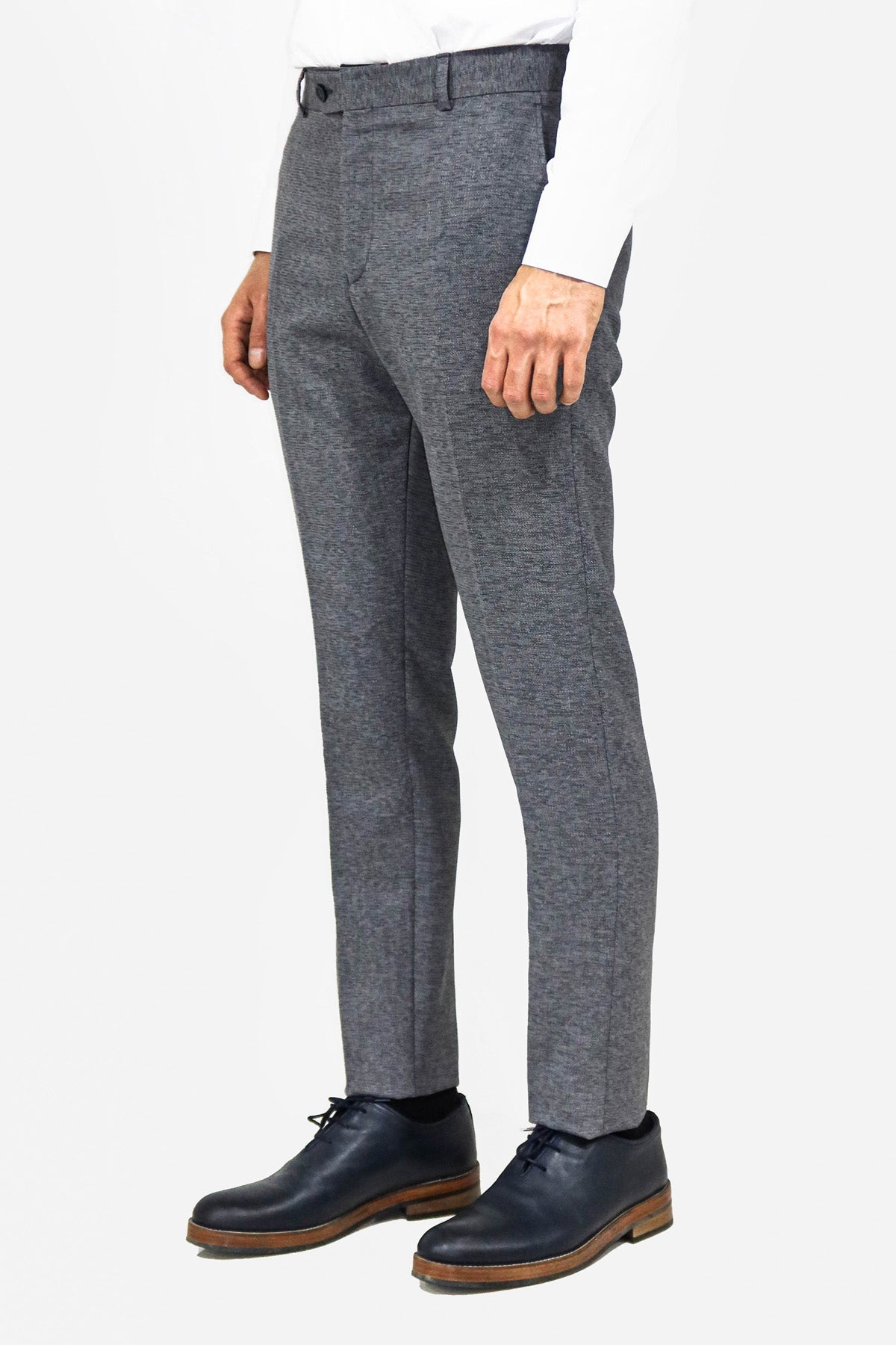 KOALA SYDNEY Plain Grey Men Trousers -