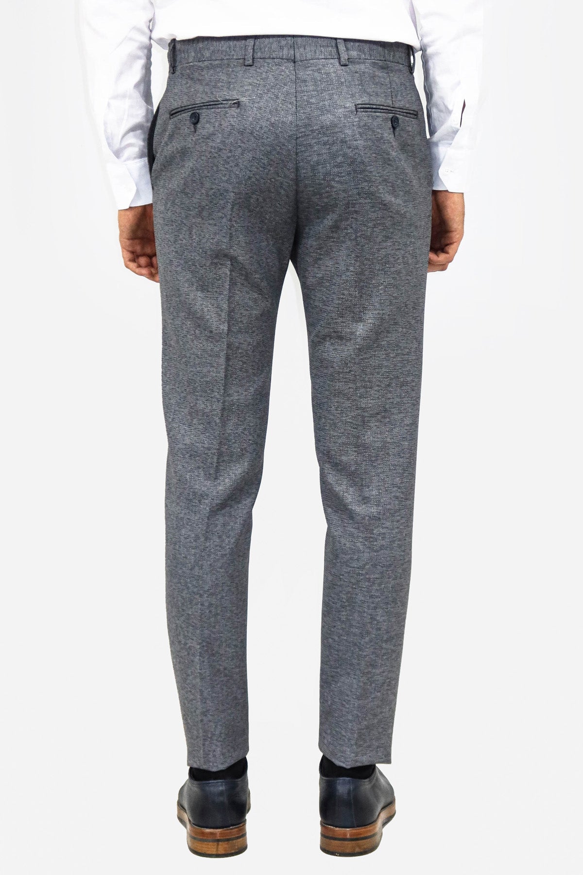 KOALA SYDNEY Plain Grey Men Trousers -
