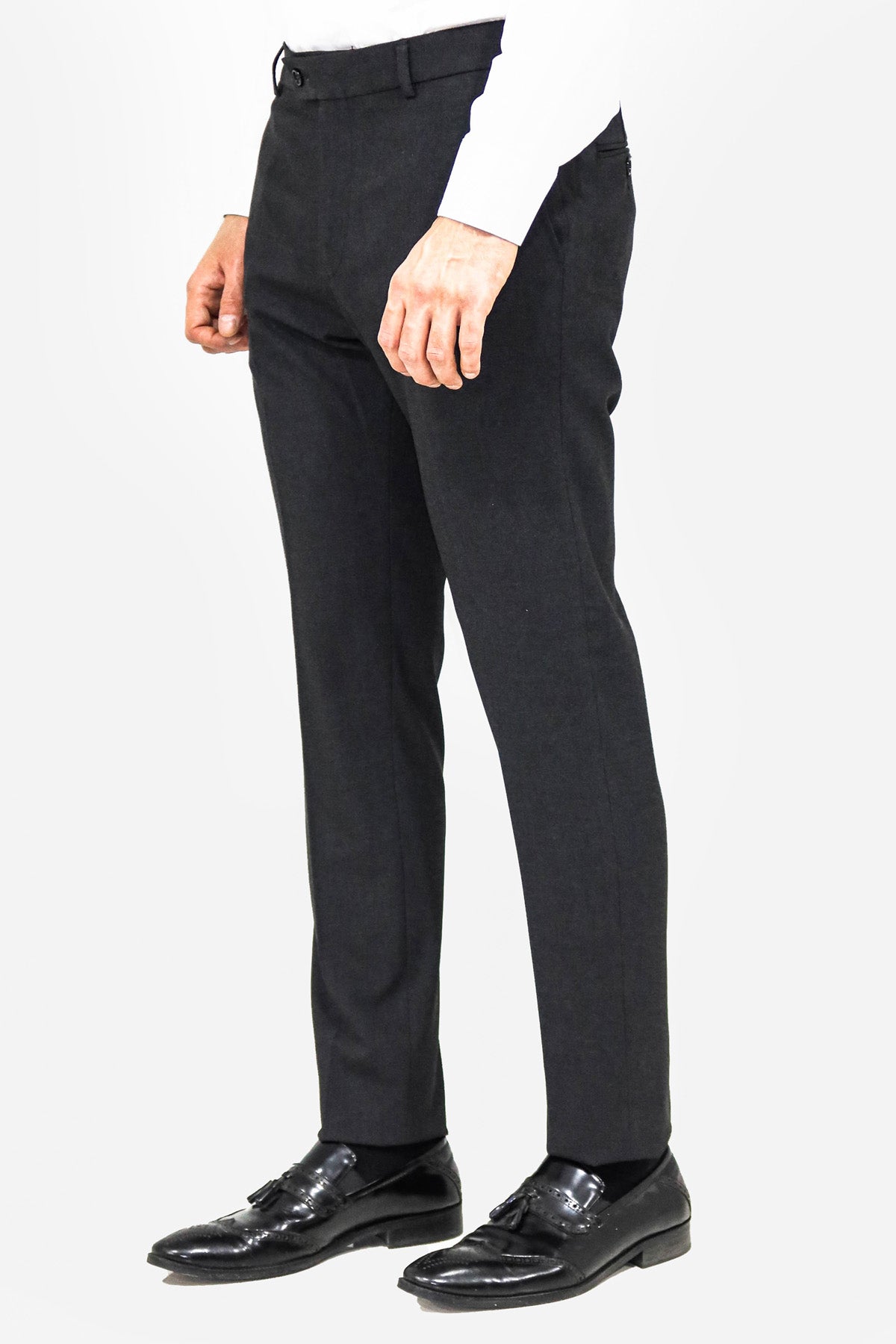 KOALA SYDNEY Plain Dark Grey Men Pants
