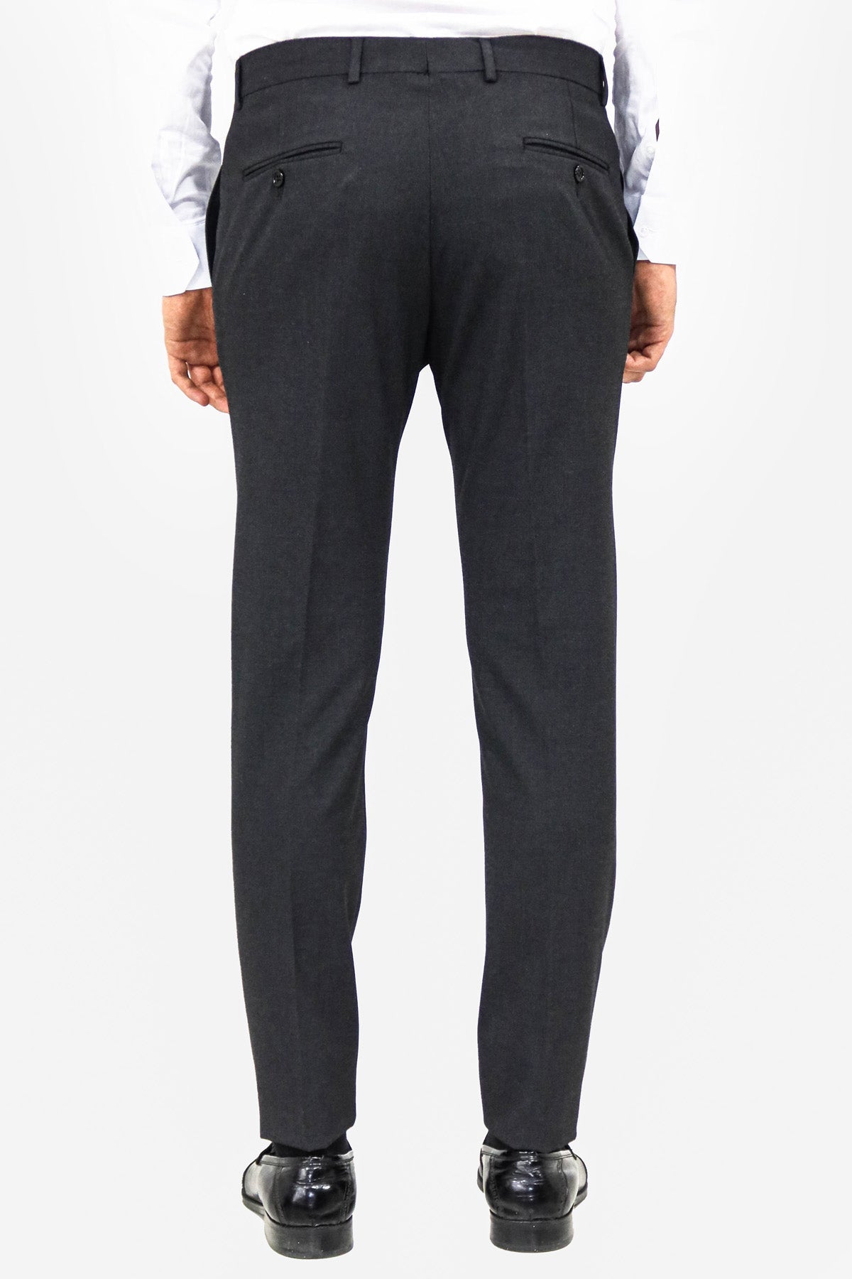 KOALA SYDNEY Plain Dark Grey Men Pants