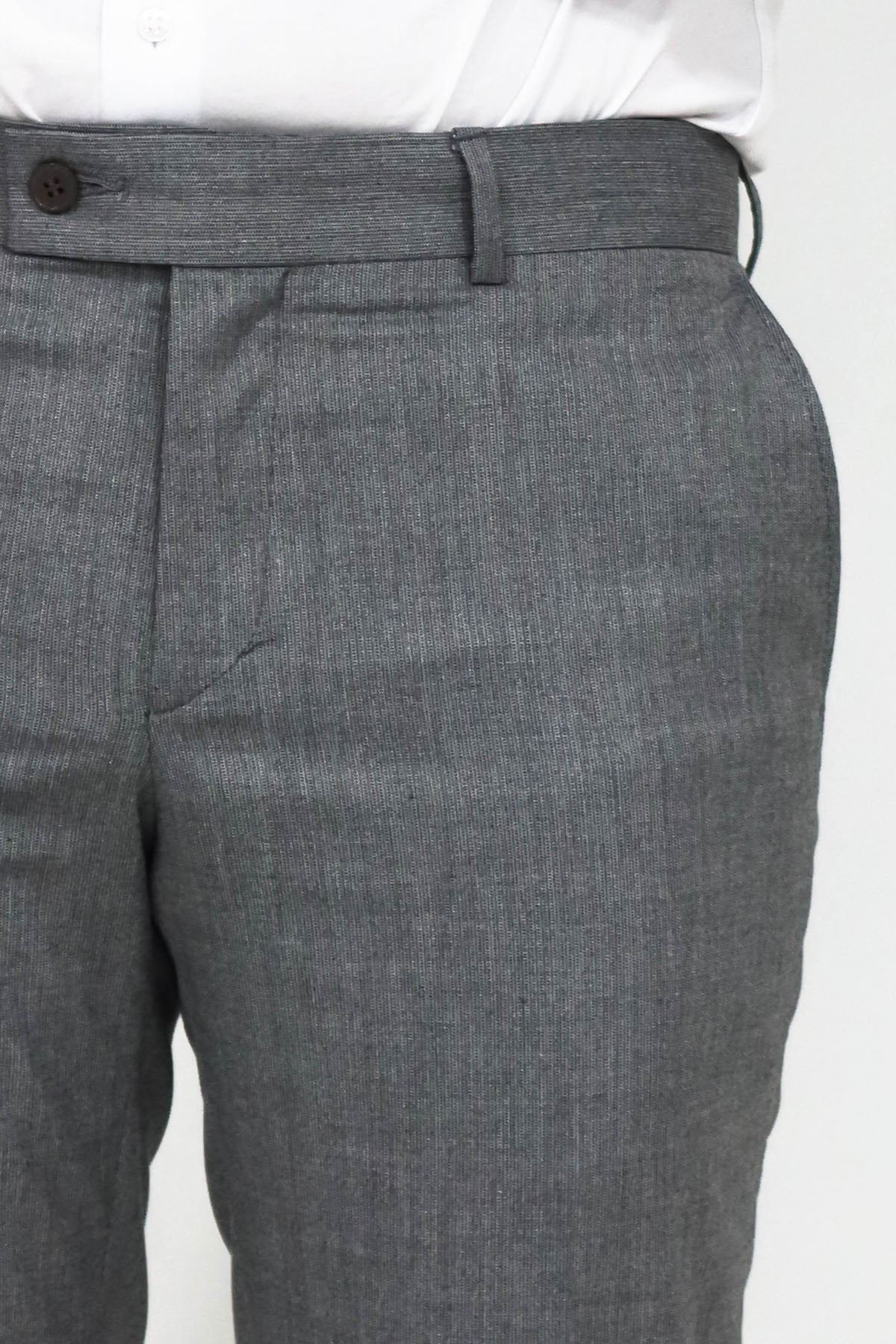 KOALA SYDNEY Slim Fit Textured Dark Grey Men Trousers