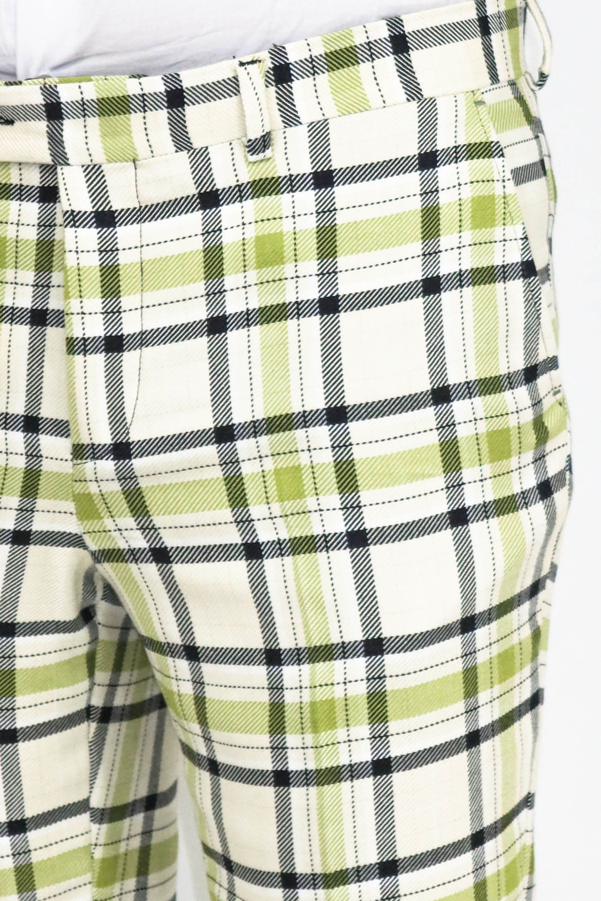 KOALA SYDNEY Slim Fit Checked Grey Men Pants