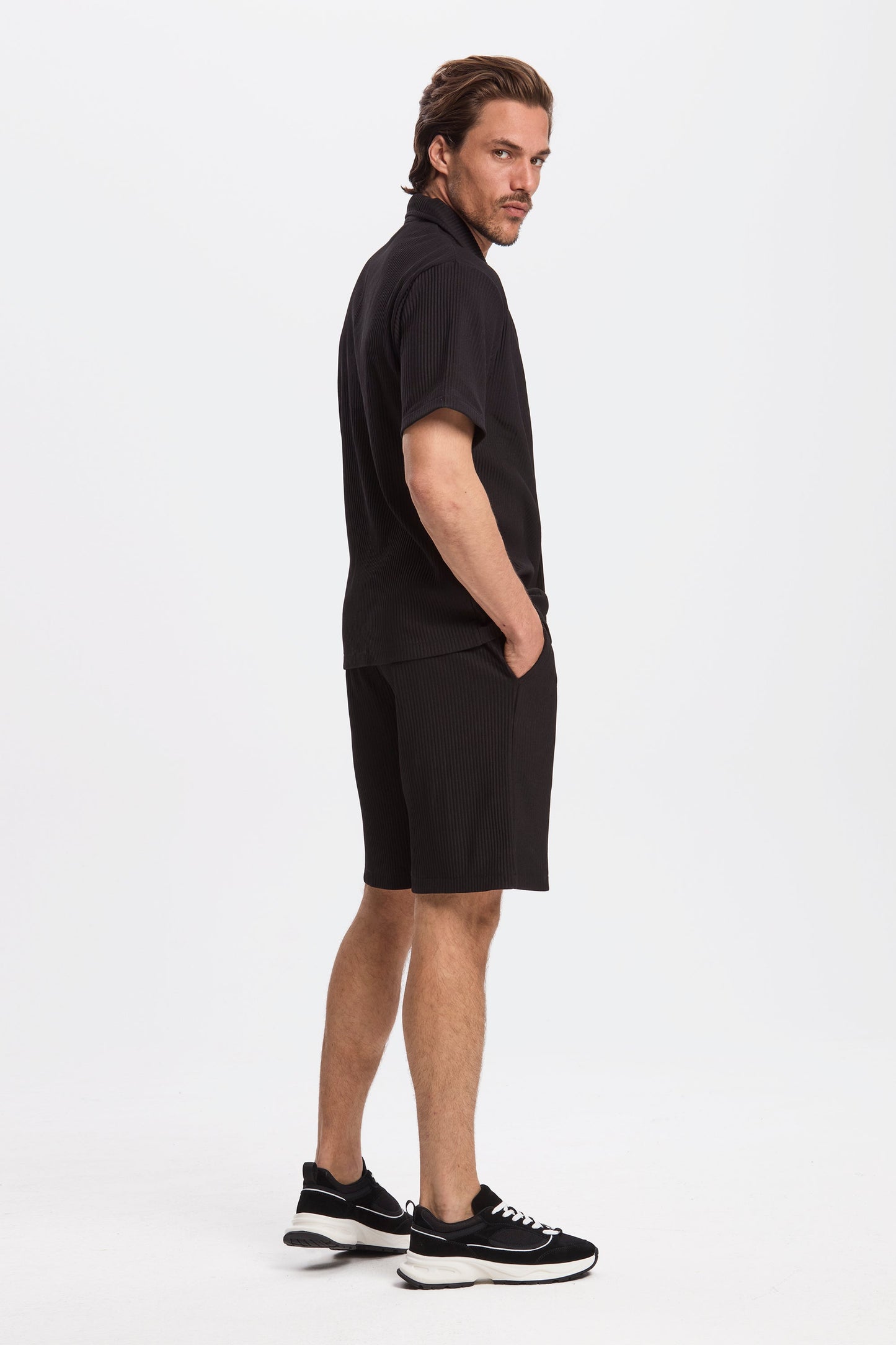 KOALA SYDNEY Pleated Short Sleeve Shirt