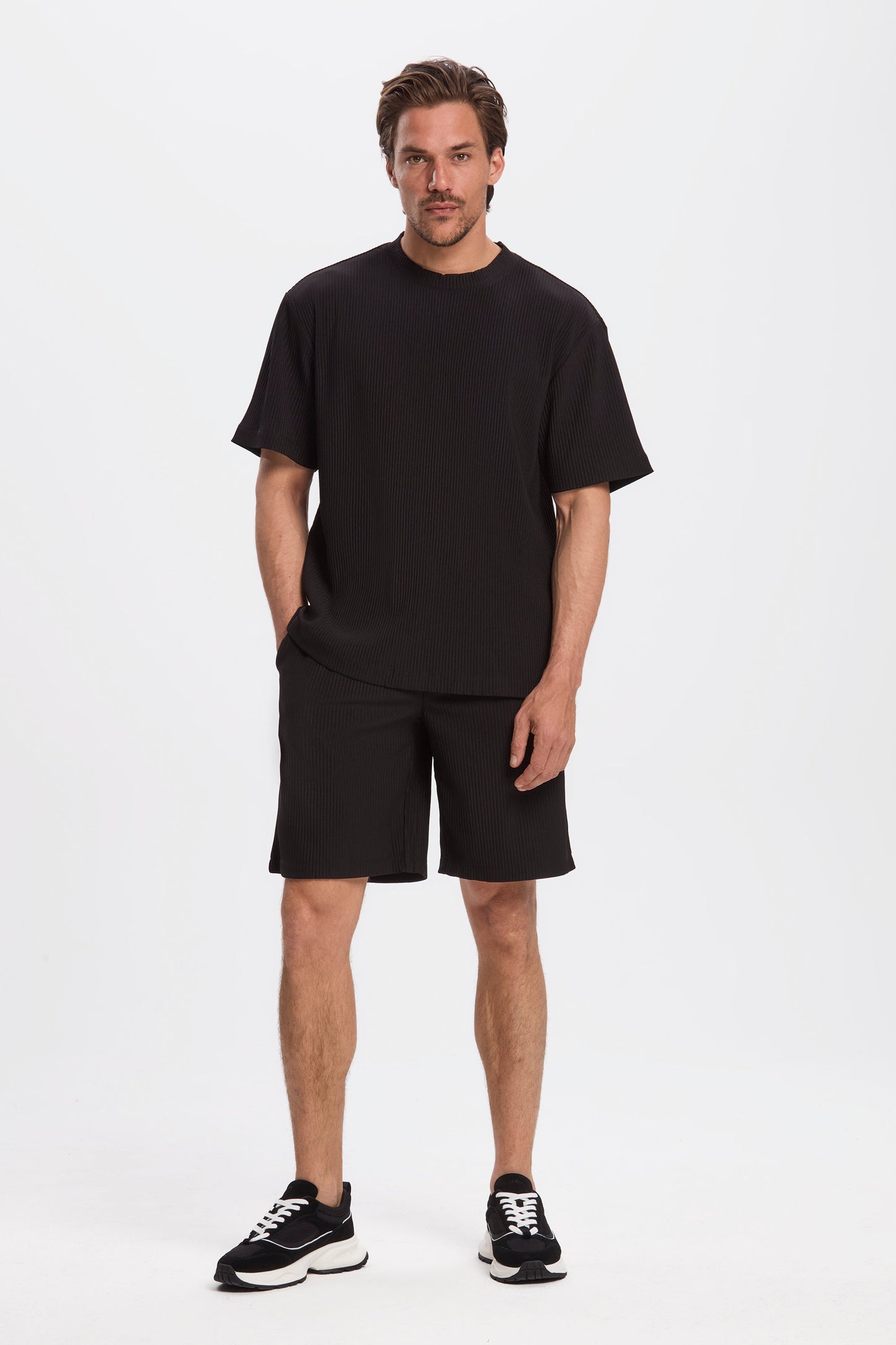 Pleated Design T-Shirt