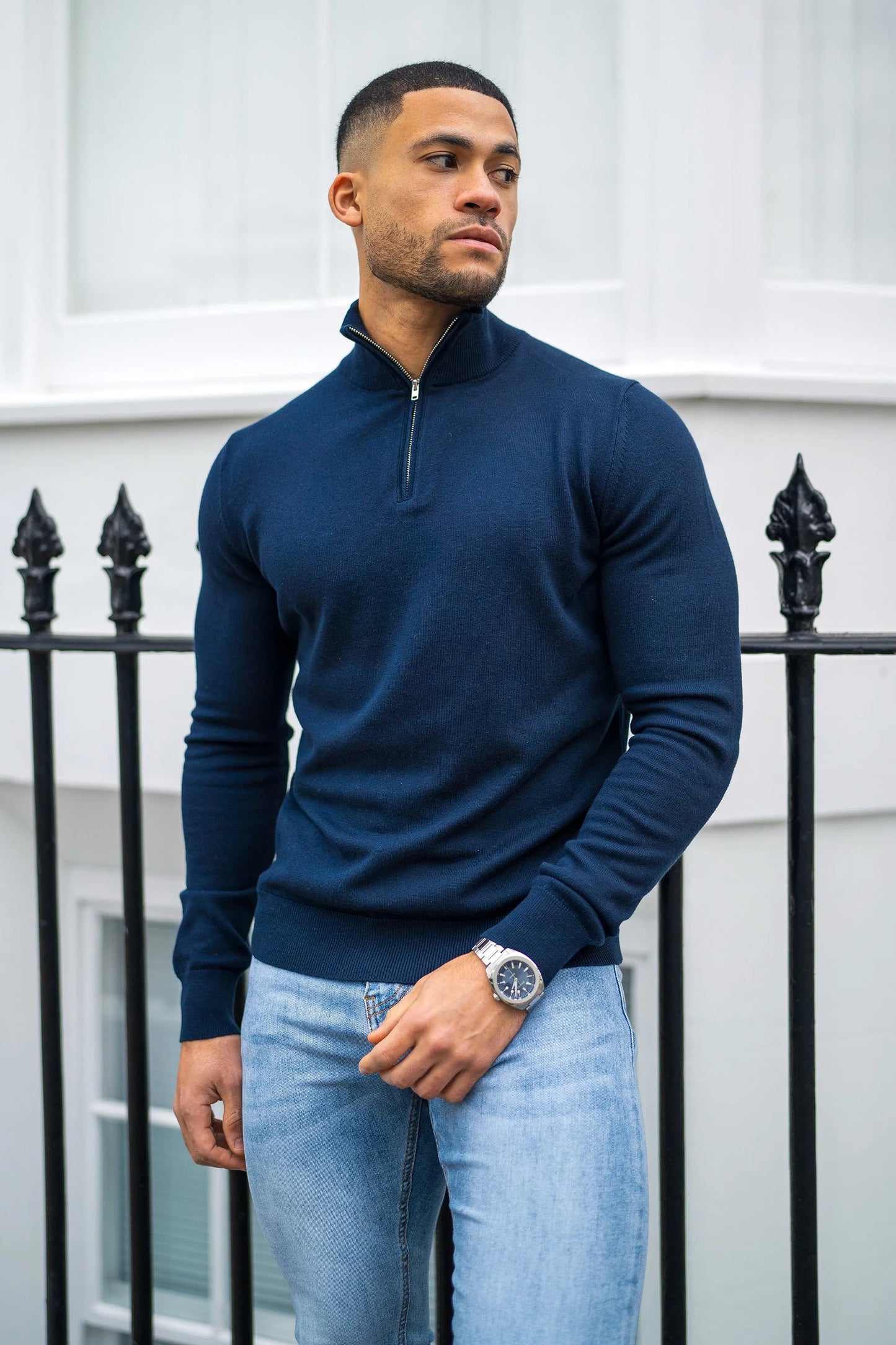 Santoni Half-Zip Sweater