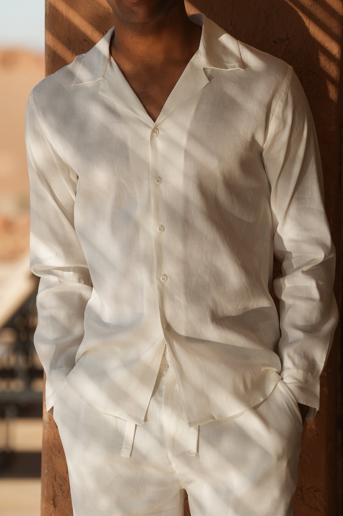 LINEN LONG SLEEVE SHIRT