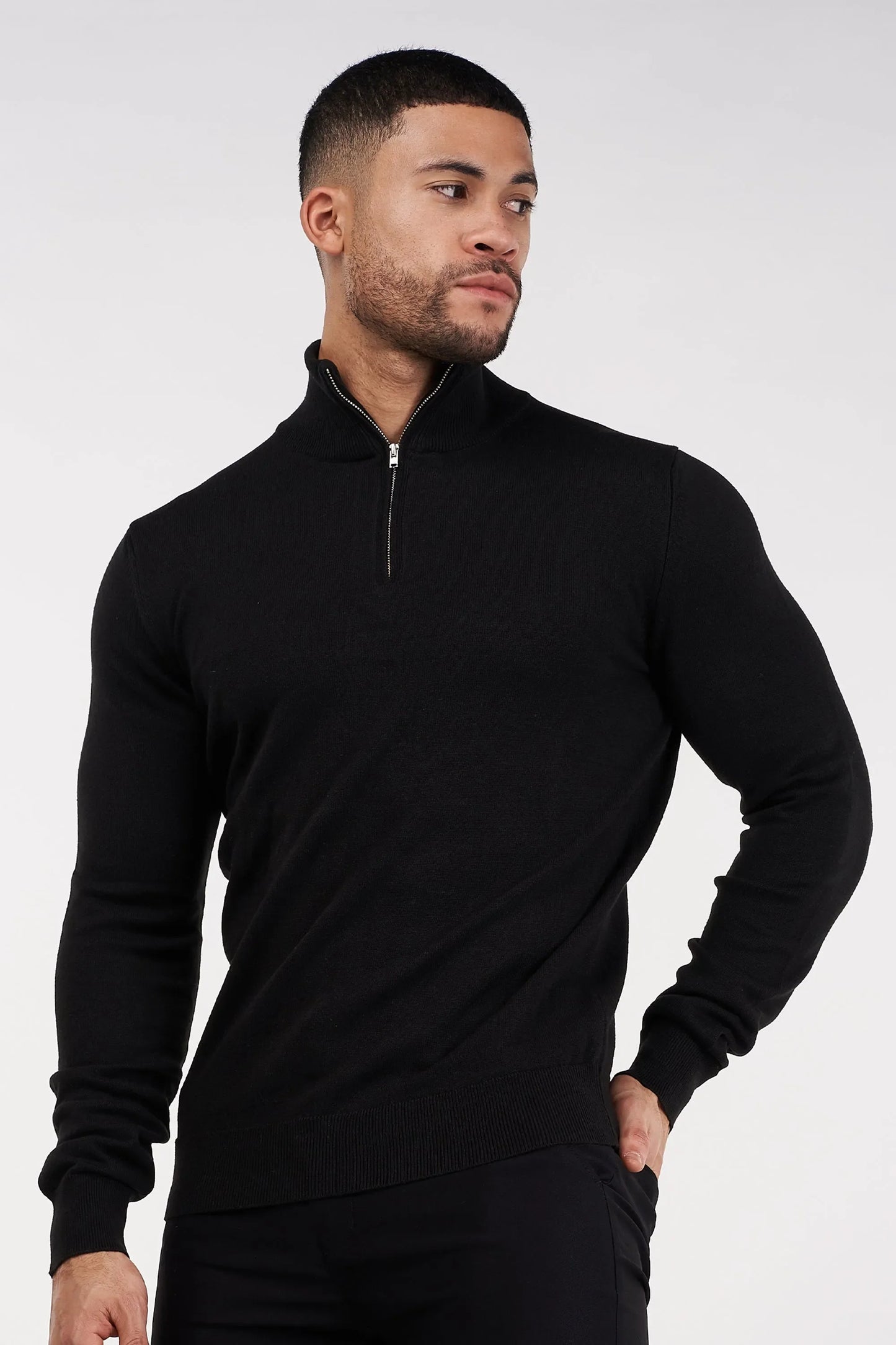 Santoni Half-Zip Sweater