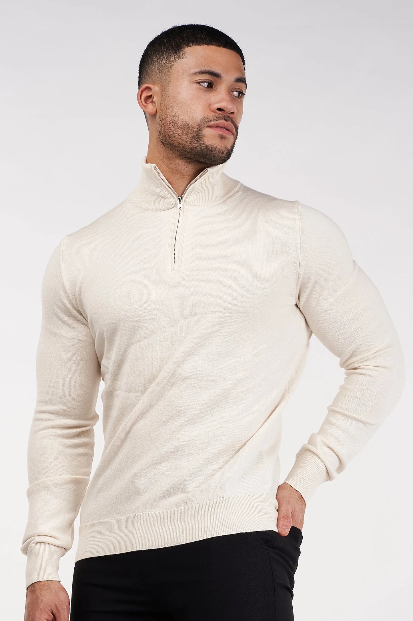 Santoni Half-Zip Sweater