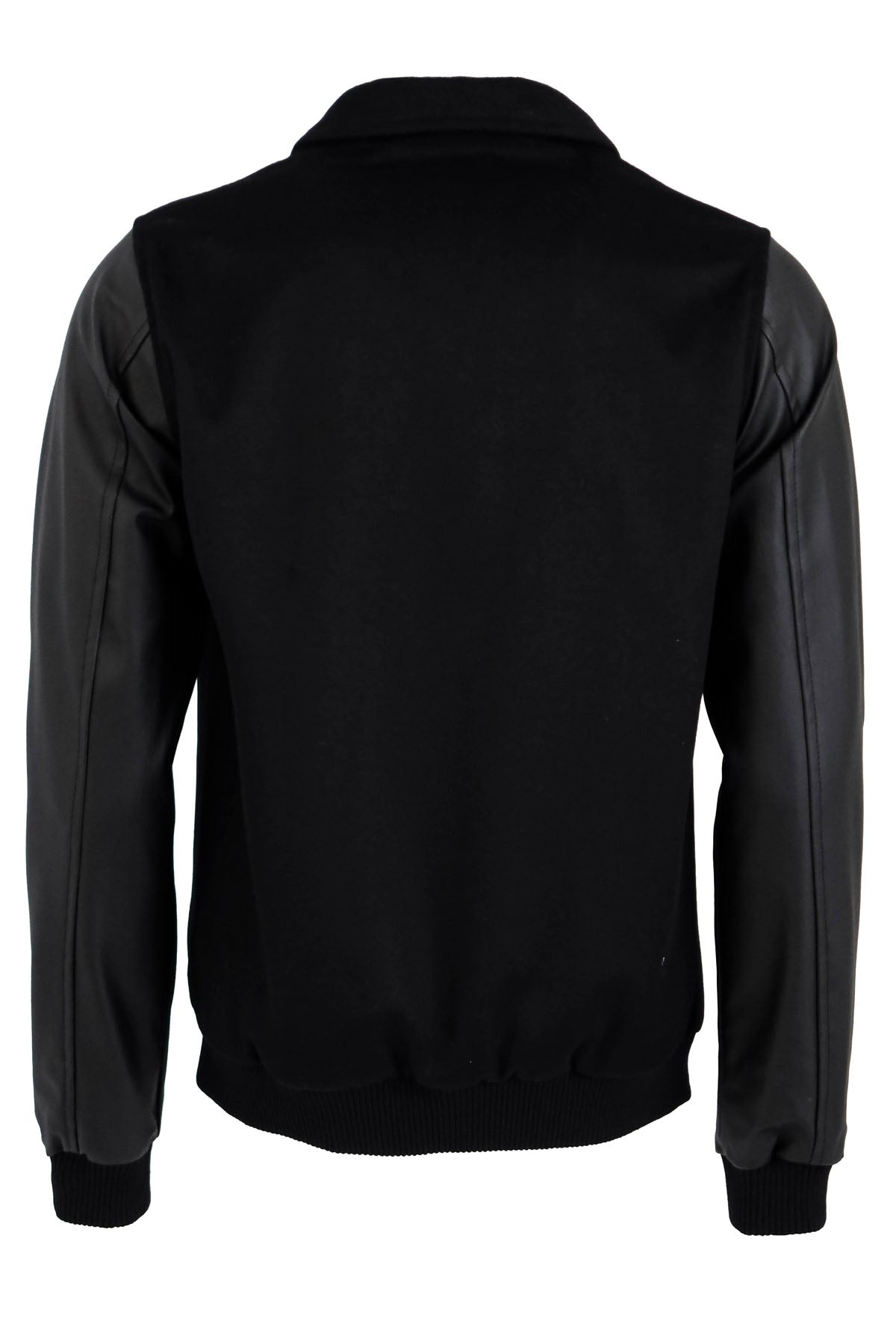 Leather Sleeve Black Cachet Coat
