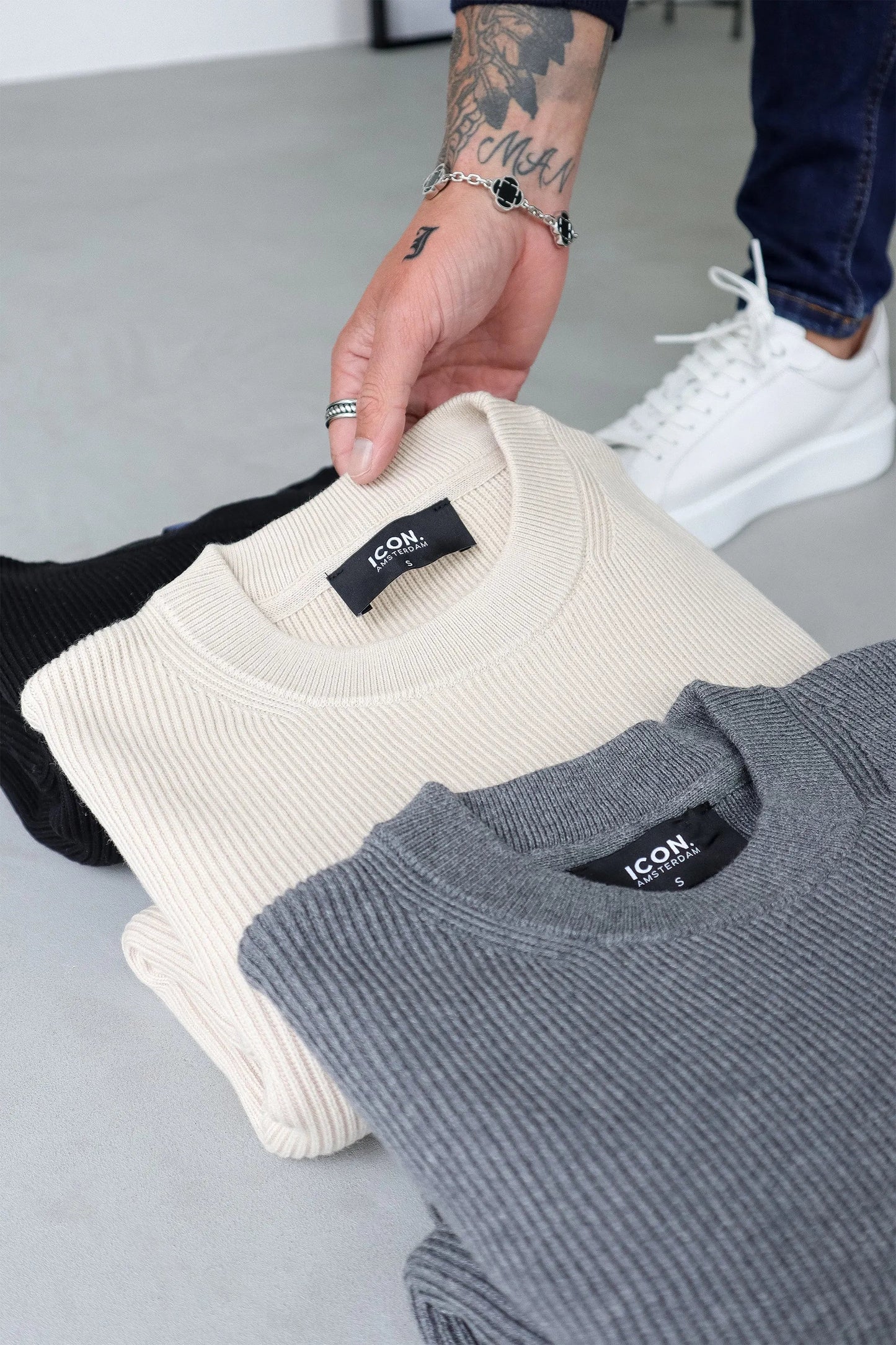 Renzo Classic Crewneck Sweater