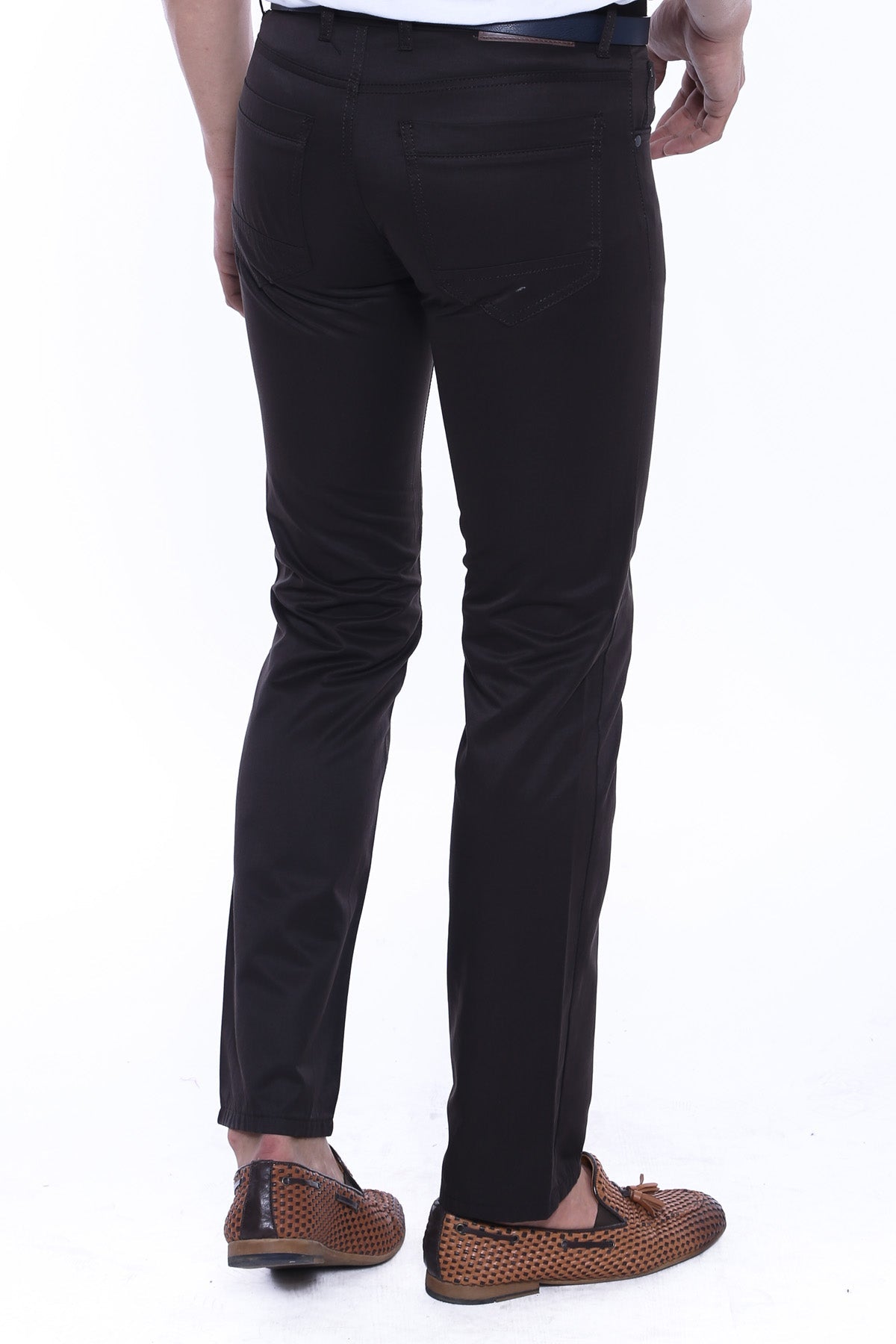KOALA SYDNEY Gabardin Brown Men Pants