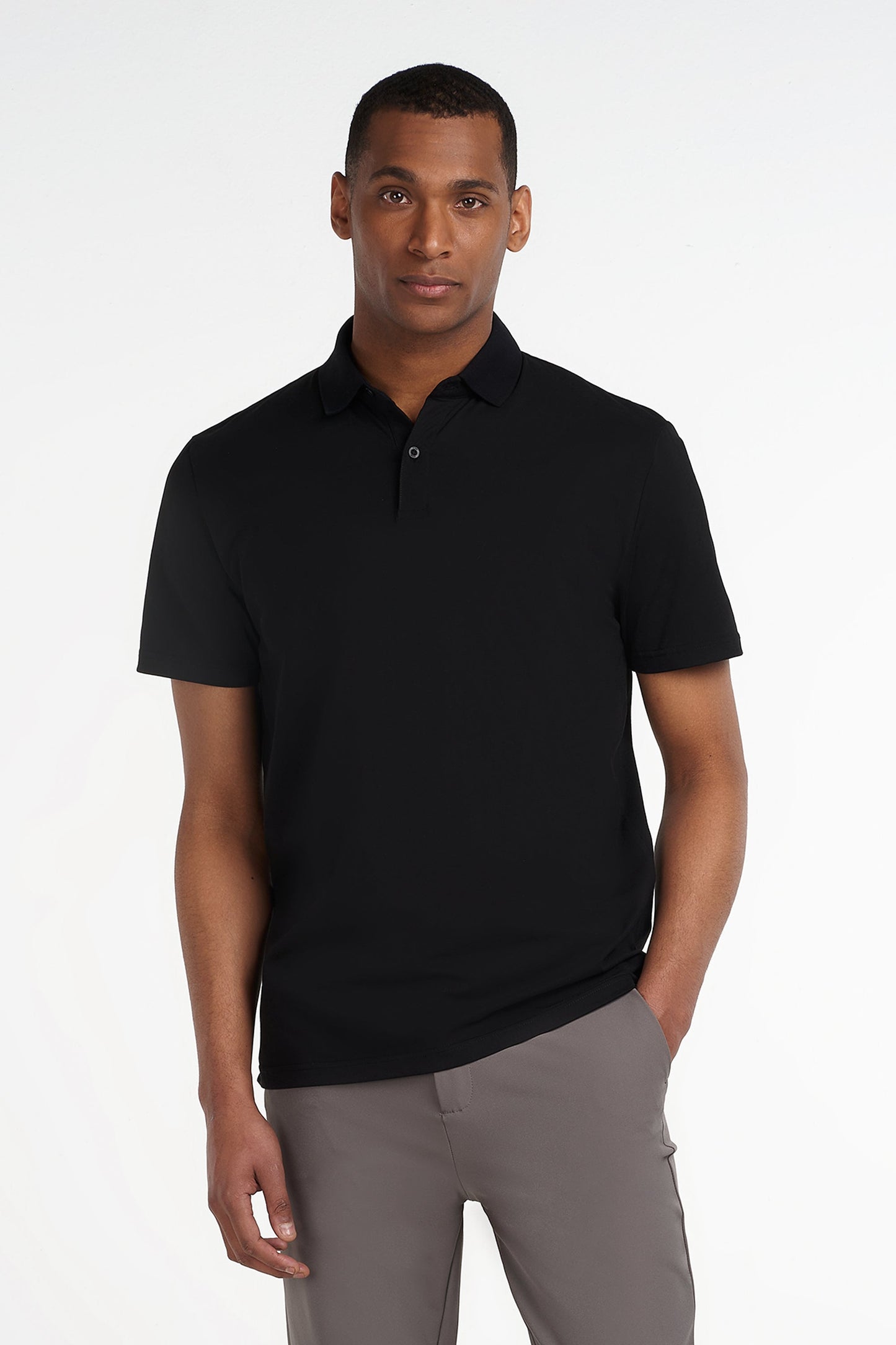 Classic Button-Up Polo