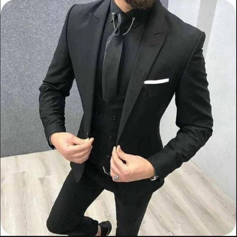 Classic Slim Fit Men’s Wedding Suit