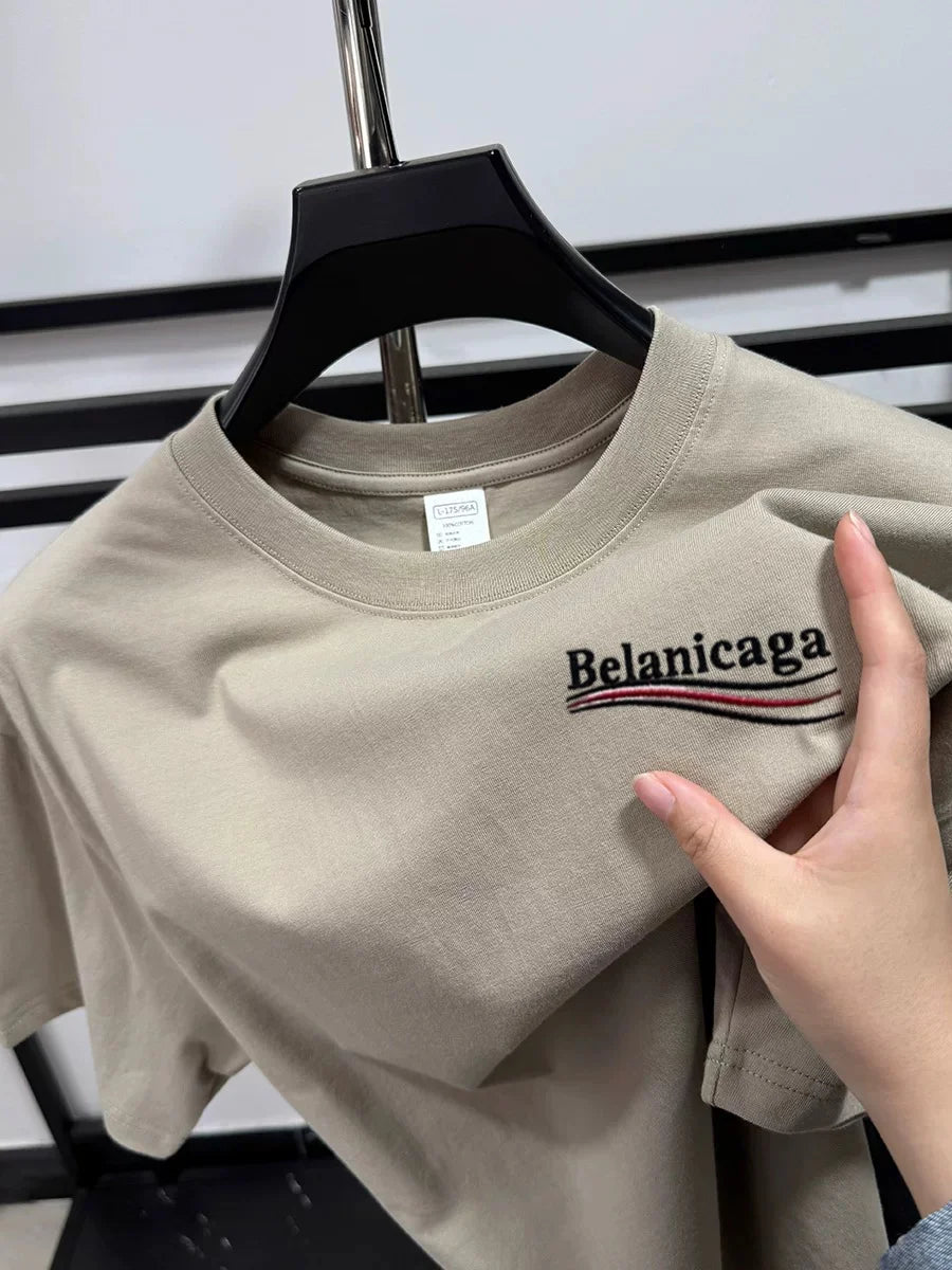 2025 Summer Men’s Luxury Cotton T-Shirt
