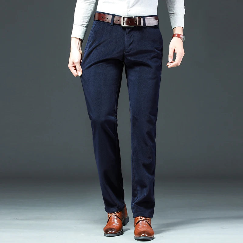 Autumn-Winter Men’s Straight Corduroy Jeans