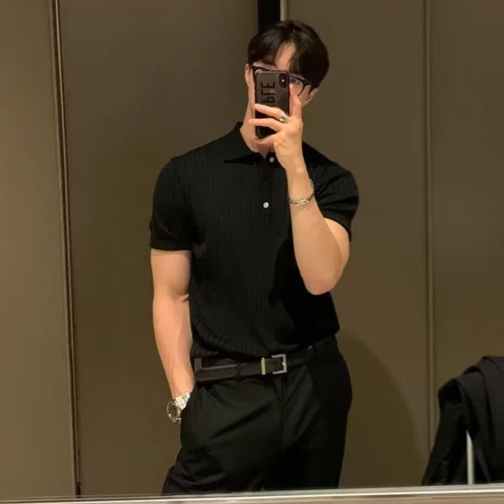 Casual Loose-Fit Polo Shirt